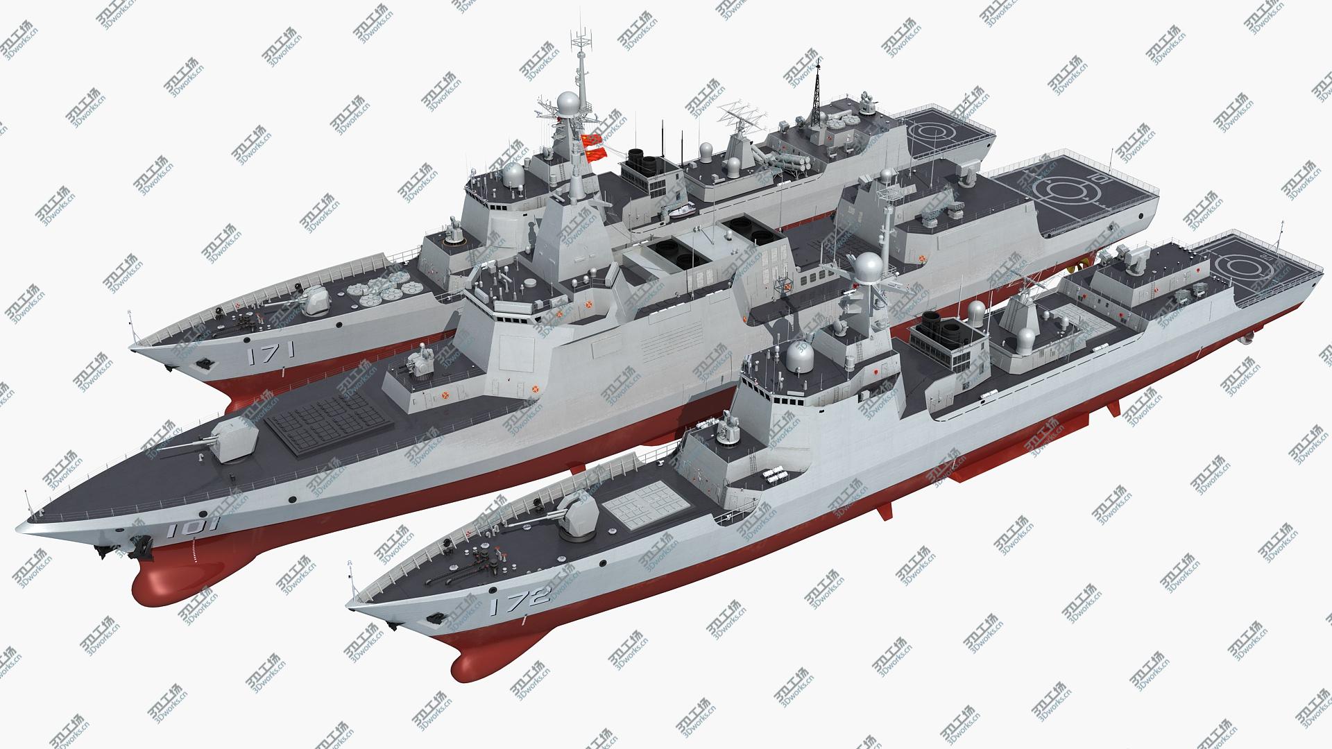 images/goods_img/20210319/Chinese Navy Type 055 052D 052C Destroyer 3D model/2.jpg